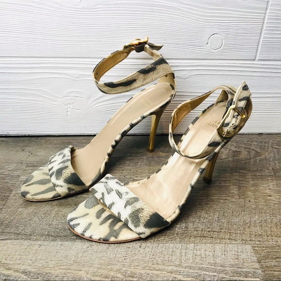 Stuart Weitzman Stiletto Ankle Strap Heels - Picture 5 of 12